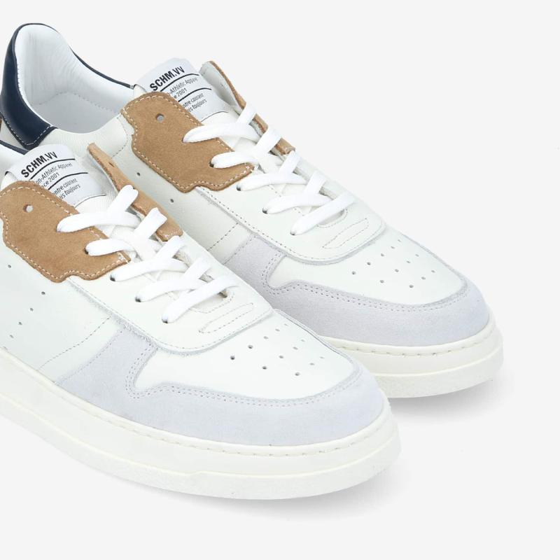 ORDER SNEAKER M - SINTRA/SUEDE - BLANC/SABLE